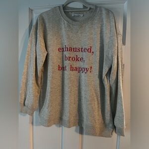 Sweatshirt w/words